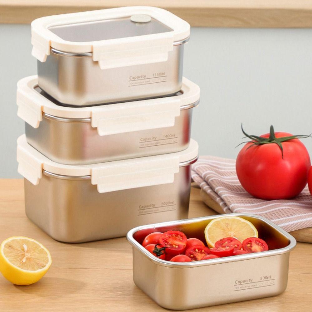 Large Capacity Lunch Box Leakproof Food Preservation Box Sealed Food Box Fresh Keeping