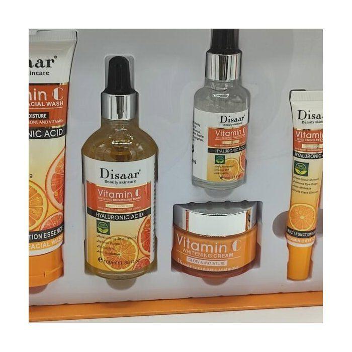 KIT Disaar – 5 Produits Soin Visage pour un Teint Jaune Parfait | Routine Éclaircissante &amp; Illuminante Completa
