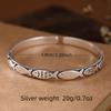 925er Sterling Silber Fisch-förmiges Armband, Vintage und eleganter Stil, ein passender Schmuck für den Valentinstag und alle Jahreszeiten