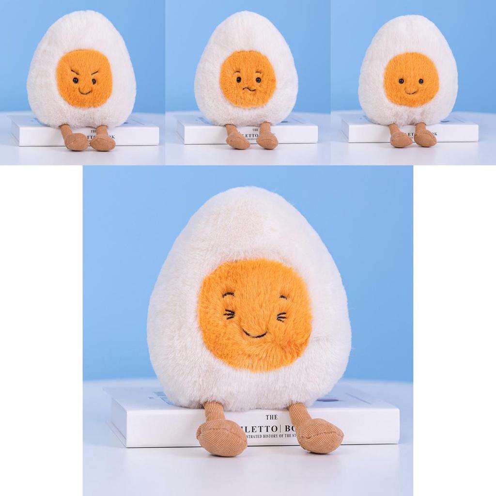 Cute Boiled Egg Plush Toy Egg Family Dolls For Fun And Comfort