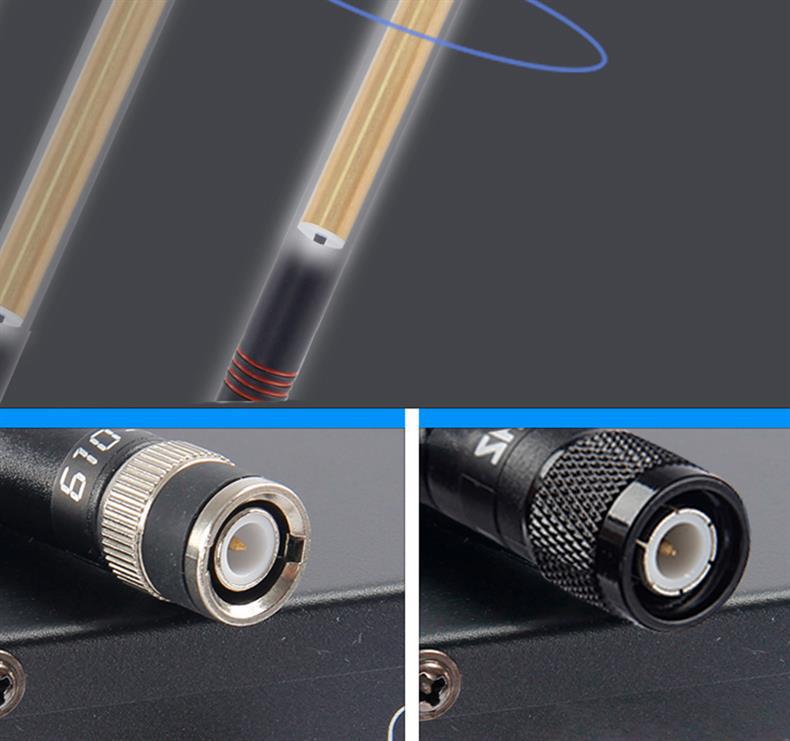 Foldable High-Gain Wireless Microphone Antenna with Bayonet Mount (BNC/TNC Compatible)