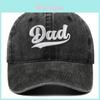 Dad Mom Embroidered Washable Baseball Cap With Sun Protection For Casual Wear 2025 Summer