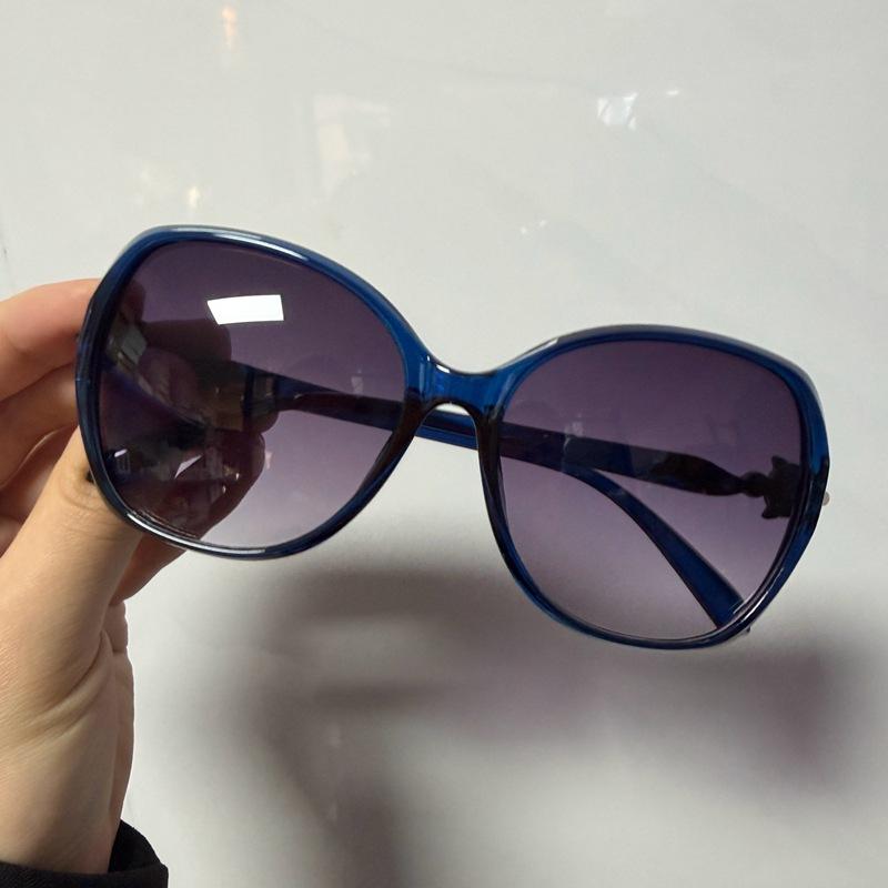 Sunglasses Lady, Tide Uv Protection Gold Fox Sunglasses Driving Big Face Summer Ins Korean