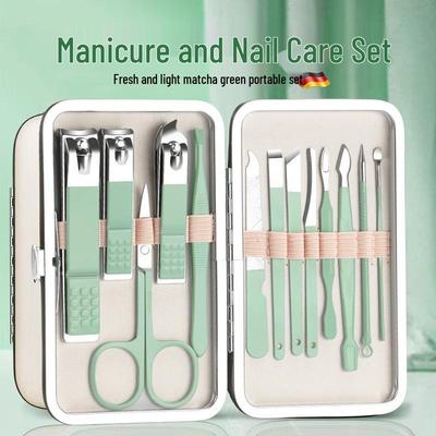In-Stock Custom Nail Clipper Set: Includes Clippers, Tweezers, and Ear Pick - Ideal for Home Manicure & Pedicure with Gift Box.