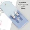 4Pcs German Precision Nail Clipper Kit Sharp Durable Blades with PU Carry Case Ideal for Travel Home Manicure Needs