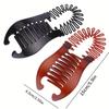 Banana Clip Ponytail Vertical Hair Clip Simple Large Female Hair Volume Hair Accessory High-end Style Handmade Plastic Hair Clip