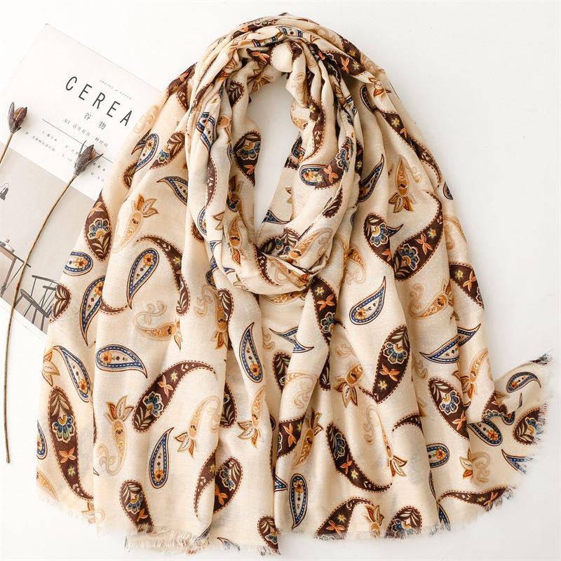 

Зимний люрексовый блестящий пейсли цветочный бахромчатый вискозный платок-шаль с высококачественным принтом, пашмина, стола, буфандас, мусульманский хиджаб