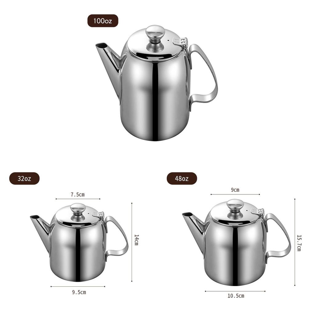 Stainless Steel Cold Water Kettle With Filter For Home And Commercial Use