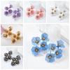 Rhinestone Floral Tassel Earrings Zinc Zinc Alloy Long Dangle Earrings Exaggerated Flower Ear Drop  Gift
