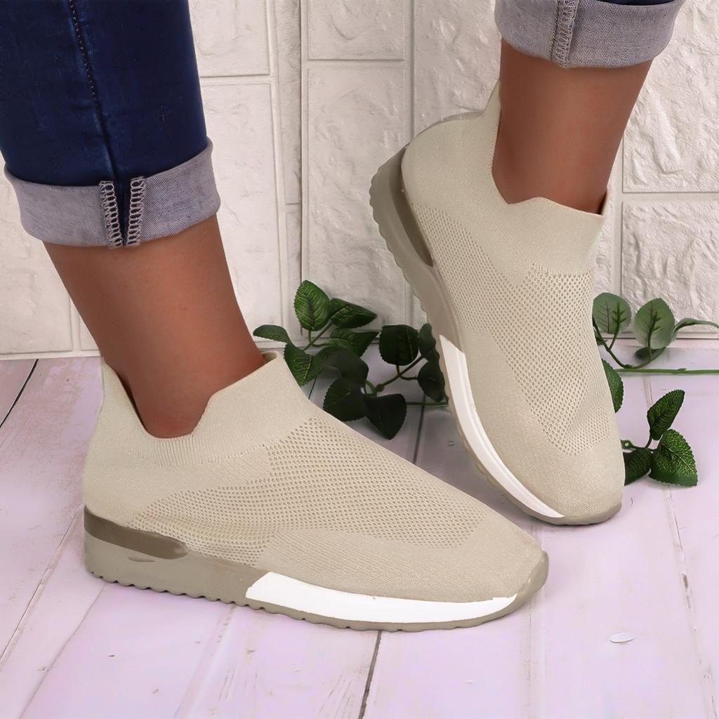 Flying Woven Socks, Shoes, Stretch Cloth, Large Size Women's Shoes, Four Seasons and Perennial Models