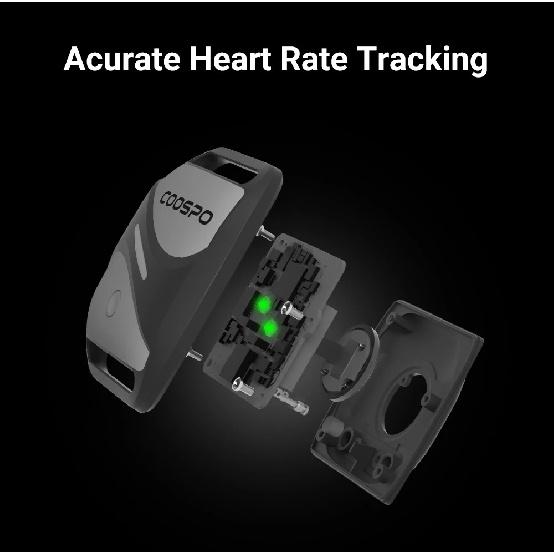 COOSPO HW807 HRV Heart Rate Monitor Armband Optical Outdoor Fitness Sensor Bluetooth 5.0 ANT+ IP67 Running Cycling for Wahoo