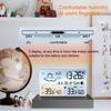 Digital Weather Station Transparent Temperature and Humidity Meter Alarm Clock Weather Forecast Indoor Outdoor Hygrothermograph