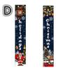 Christmas Curtain Hanging Flag Thanksgiving Banner Door Flag Party Flag Christmas Decoration