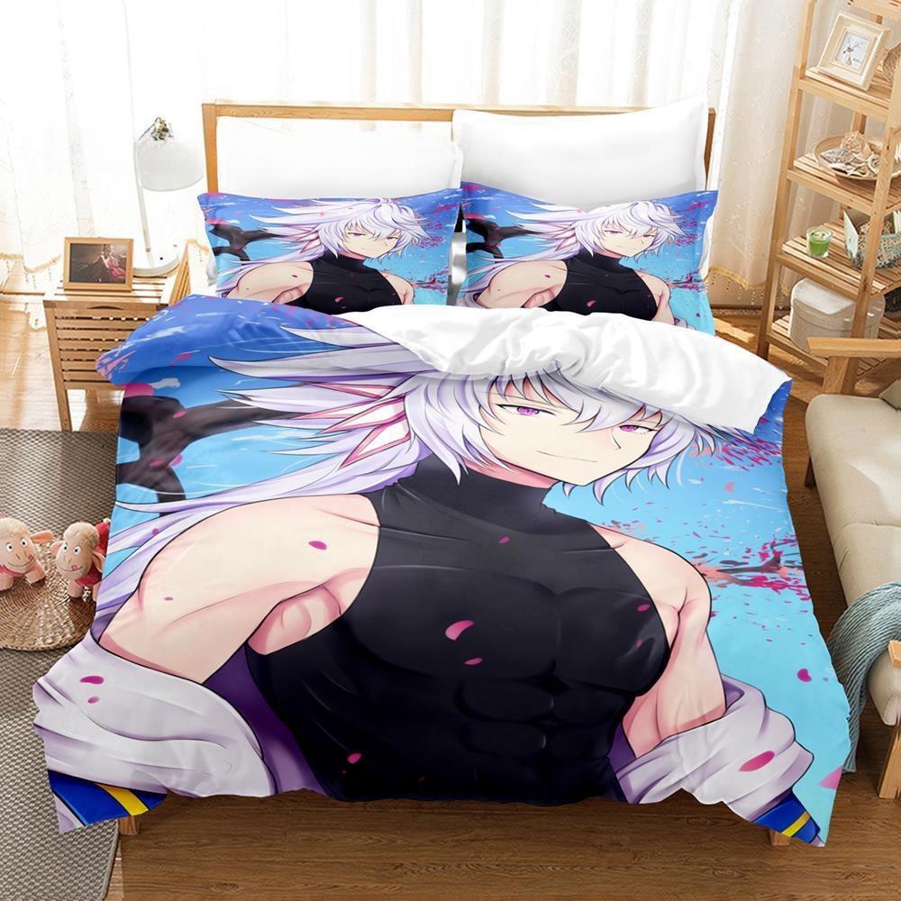 3D Print Anime Bed Sheet Fate Grand Order Bedding Set Single Twin Full Queen King Size Bed Set Adult Kid Bedroom Duvetcover Sets