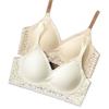 New underwear women gather one piece seamless steel ring anti-sagging upper support comfortable breathable lace bra cover
