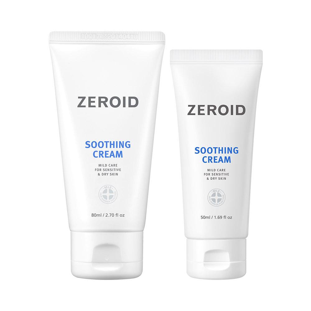 Zeroid [large Volume] Zeroid Soothing Cream 80ml Special  +50ml 