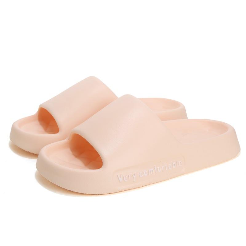 Cool slippers summer home eva soft bottom non-slip silent bathroom bath deodorant stepping on shit sandals couple
