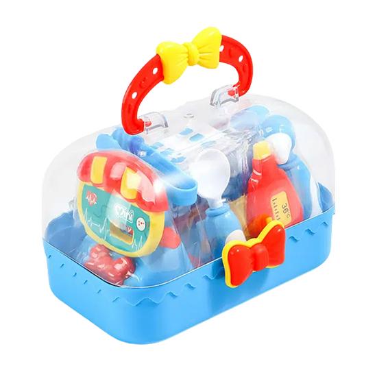 DAISO Mini Doctor Play Set with Bag – Kids Pretend Medical Kit Toy