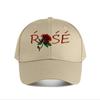 Artistic Red Blue Rose Home Decor Baseball Cap Fashion Unisex Sunhat Womens Outdoor Sports Snapback Cap