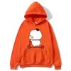 Cute Couple Hoodie Cute Bubu and Dudu Are Playing Scooter Together Sweatshirts Hooded Men's Clothes Women Panda Bear Top