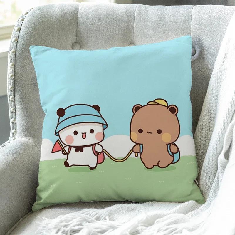 Pillowcase Bubu Dudu 45x45cm Home Decor Cushion Cover Sofa Bed Car Cushion Cover Halloween Christmas