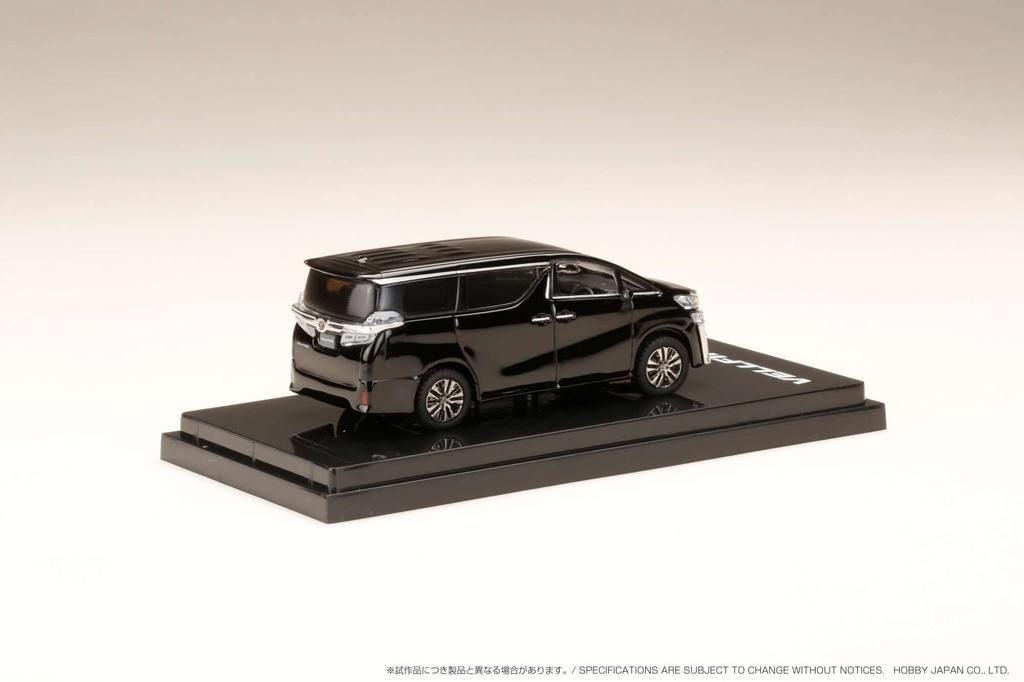HJ64 Toyota Vellfire Z G EDITION Black Finished Model Kit HJ642028BK 1/64 (H30W) 2.5L