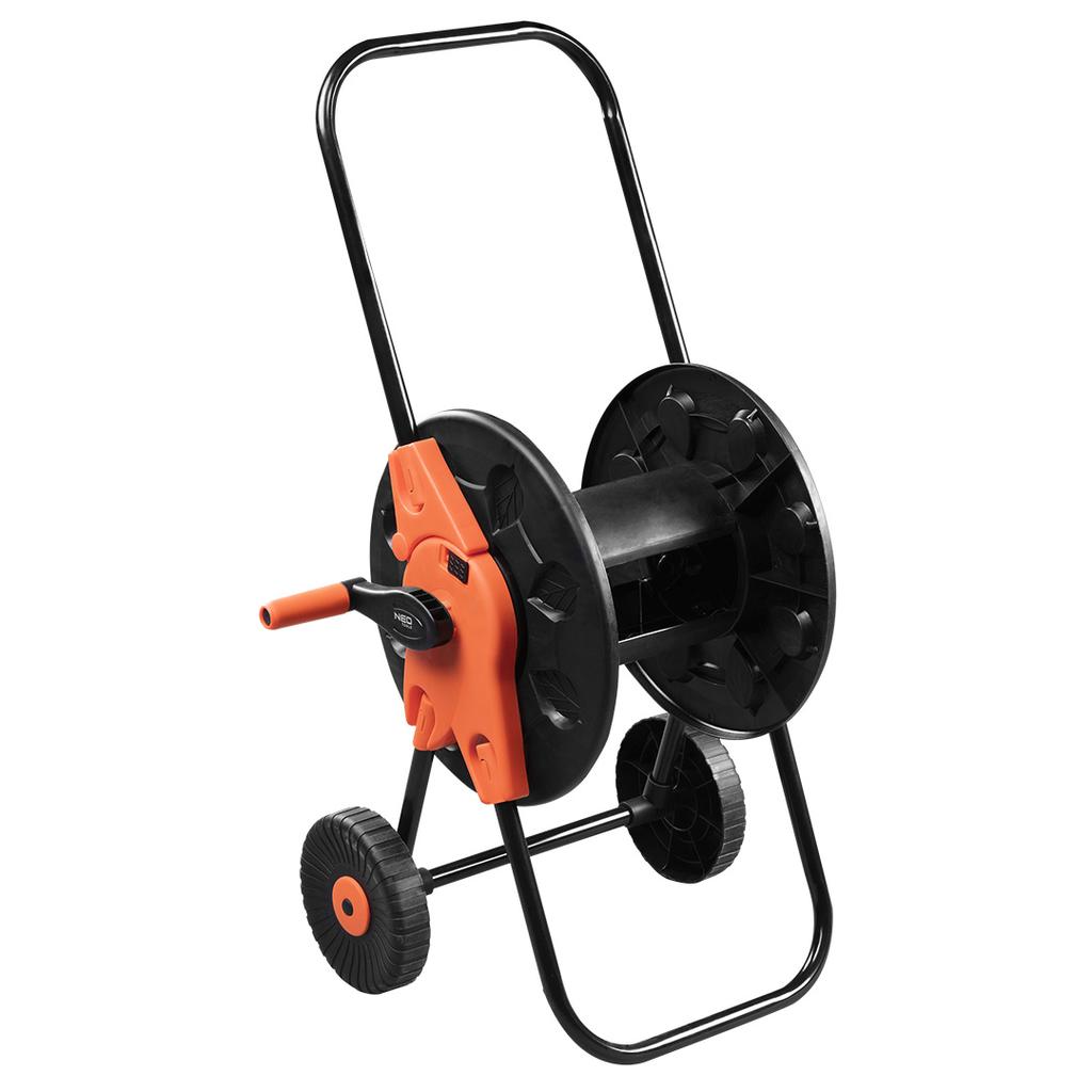 Garden hose cart, plastic, up to 60 m of 1/2" hose