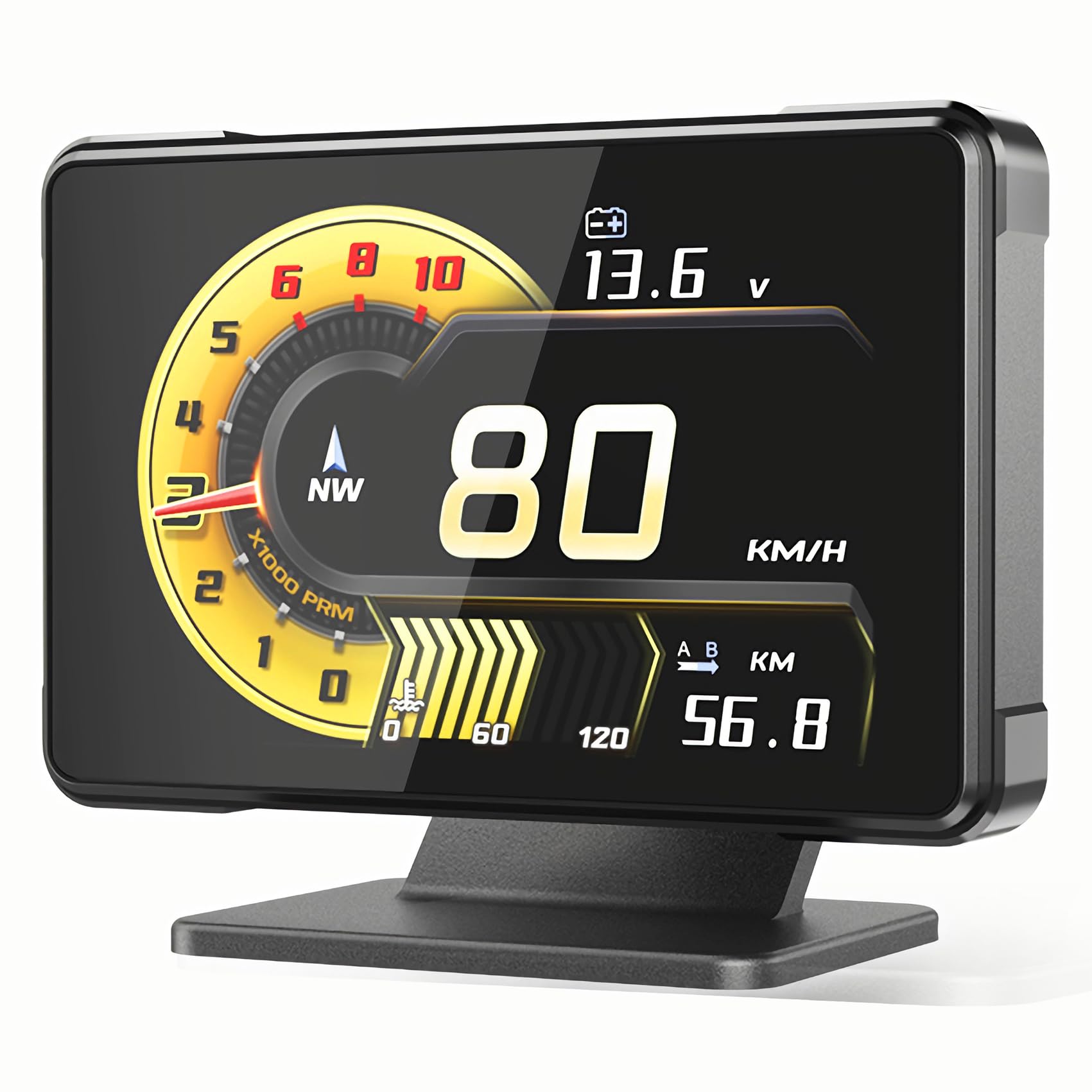 ChoiQua OBD2 Метр, Мультиметр, GPS в комплекте, Тахометр, , Вольтметр, Измеритель наддува, Диагностика неисправностей,
