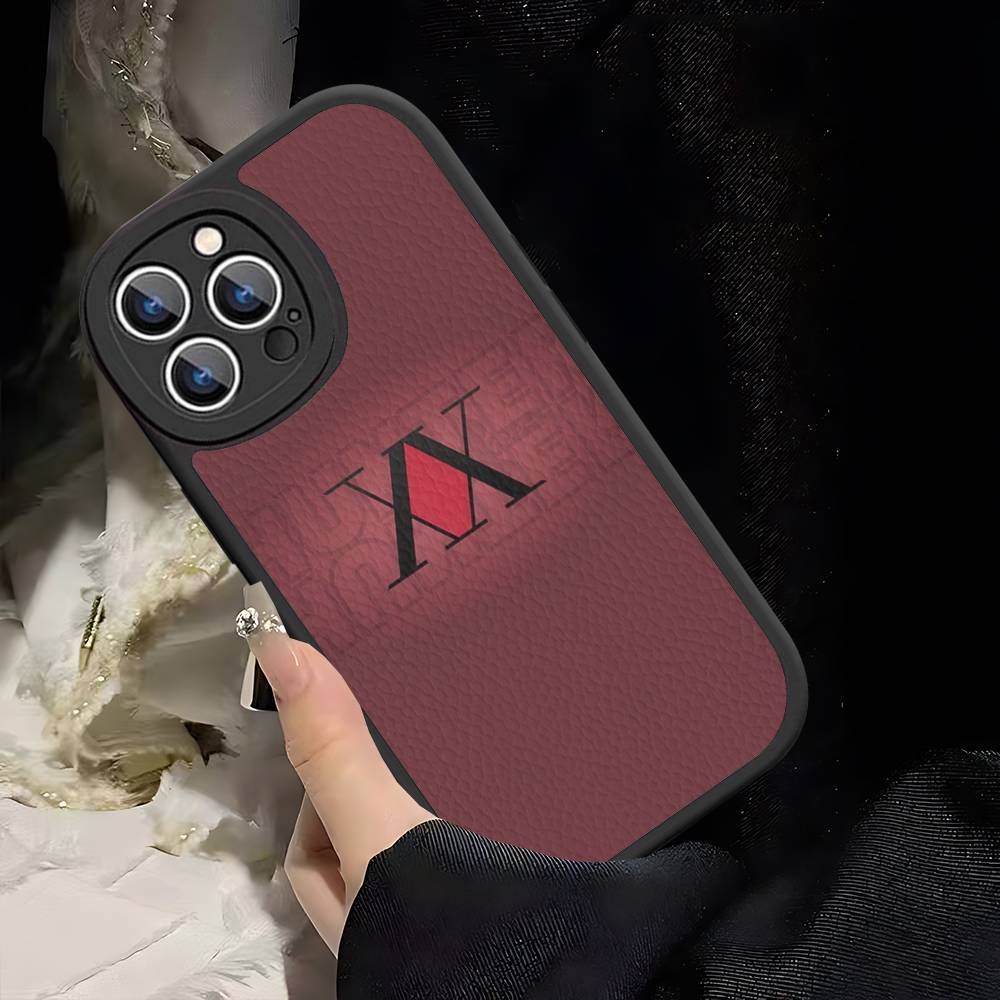 

Hunter X Hunters Anime Silicone Phone Case For IPhone 16 15 14 13 12 11 Pro Max Mini Leather Soft Cover iphone 13pro