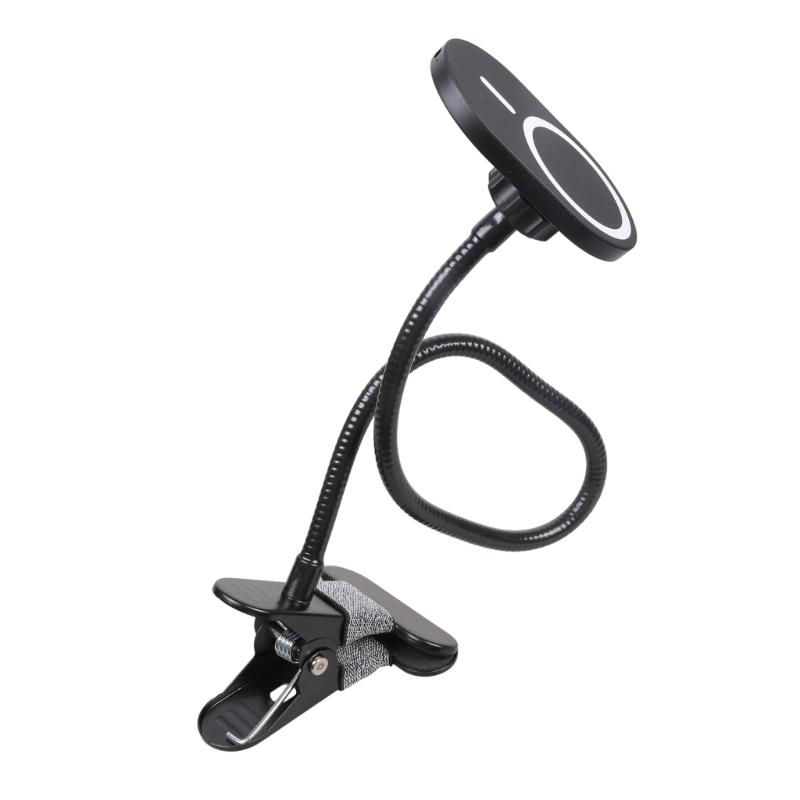 Adjustable Desk Bed Phone Mount Holder With Flexible Long Arm Gooseneck Strong N52 Magnet for 4-7Inch Devices