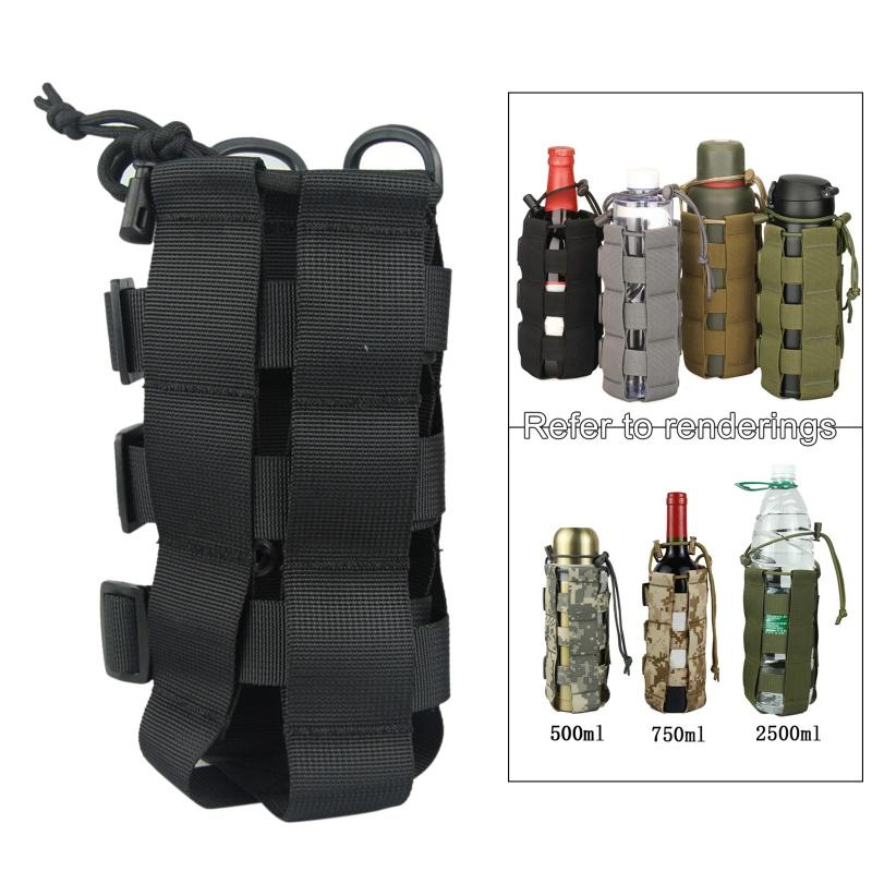 Tactical Molle Multi-Function Intercom Bag Camping Hiking Water Bottle Bag Hunting Backpack Bottles Holder Camping Equipment