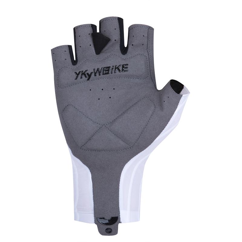 YKYWBIKE Cycling Gloves Woven Aerodynamic Striped Bicycle Sports Gloves Anti-Slip Riding Gloves Shock-absorbing Road Bike Gloves