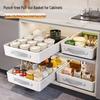 Cesta Extraível Deslizante para Armário para Armazenamento na Cozinha