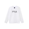 Fila Letter Logo Printed Crewneck Sweatshirt Men Sweatshirt Standard-White F11M342211F-WT