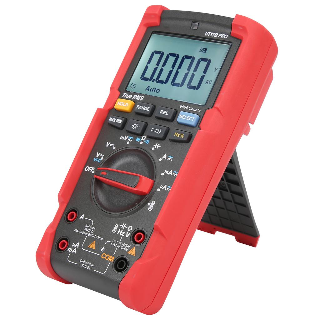 UT17B PRO Digital Multimeter True RMS ACDC Voltage Current Resistance Capacitance Tester
