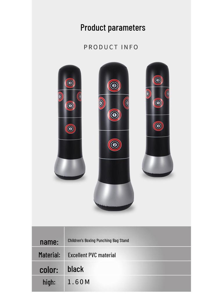 Durable Inflatable Boxing Punch Bag for Adults & Kids