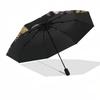 1pc Phoenix FlowersOpen/Close Umbrella-Windproof, Compact Travel Umbrella, Sturdy 8-Rib Shaft, Outdoor Accessory1211