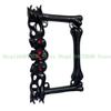 UniversalPlastic Motorcycle License Plate Frame Cover Number Plates Holder Frame Skull Head License Plate Frame