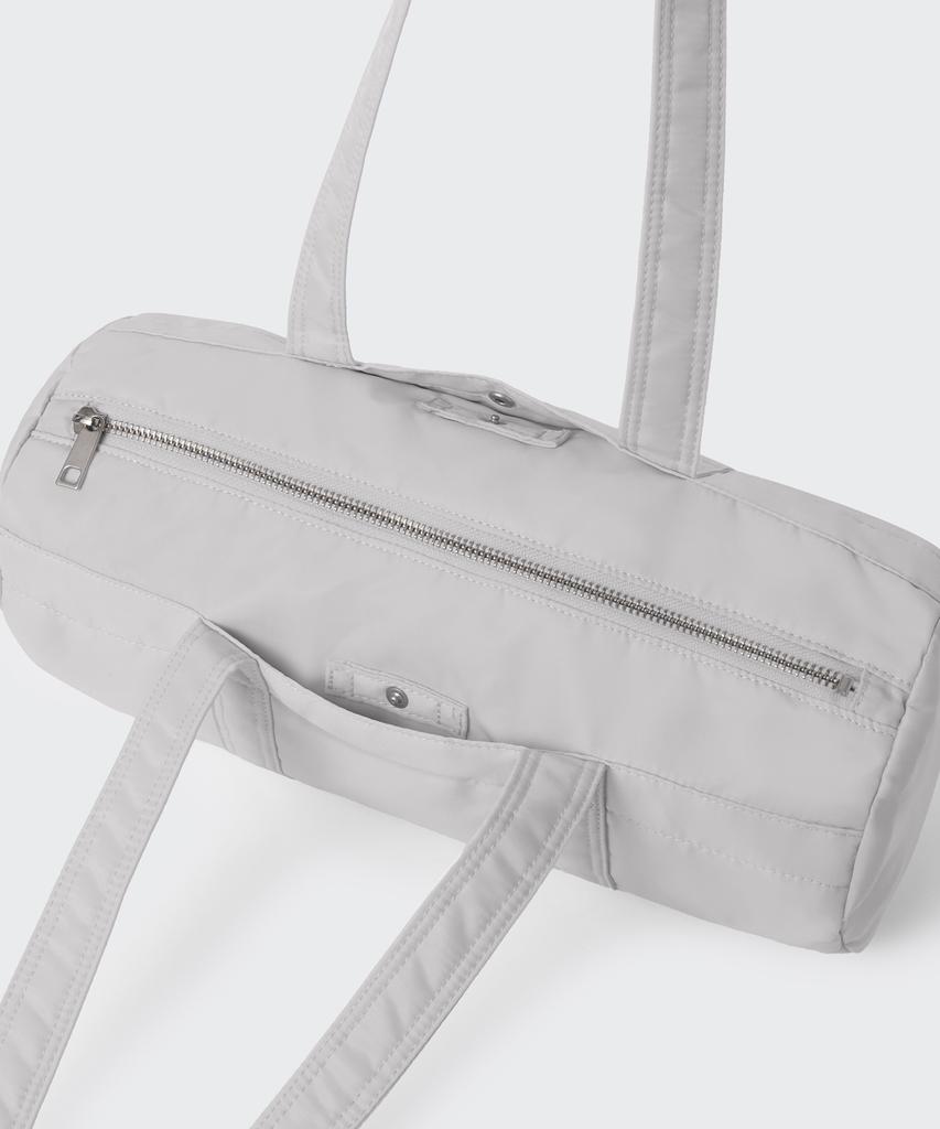 Musinsa Standard Woman Women'S Nylon Cylinder Bag [Light Grey]