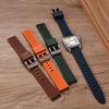 Professional Diving Watch Band FKM Rubber Strap 18mm 20mm 22mm 24mm Quick Release Bullet Shape for  Dive Watch Waterproof Durabl