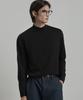 WORK ON BODY OFF Kor Semi-Overfit Mock Neck Knit [Black]