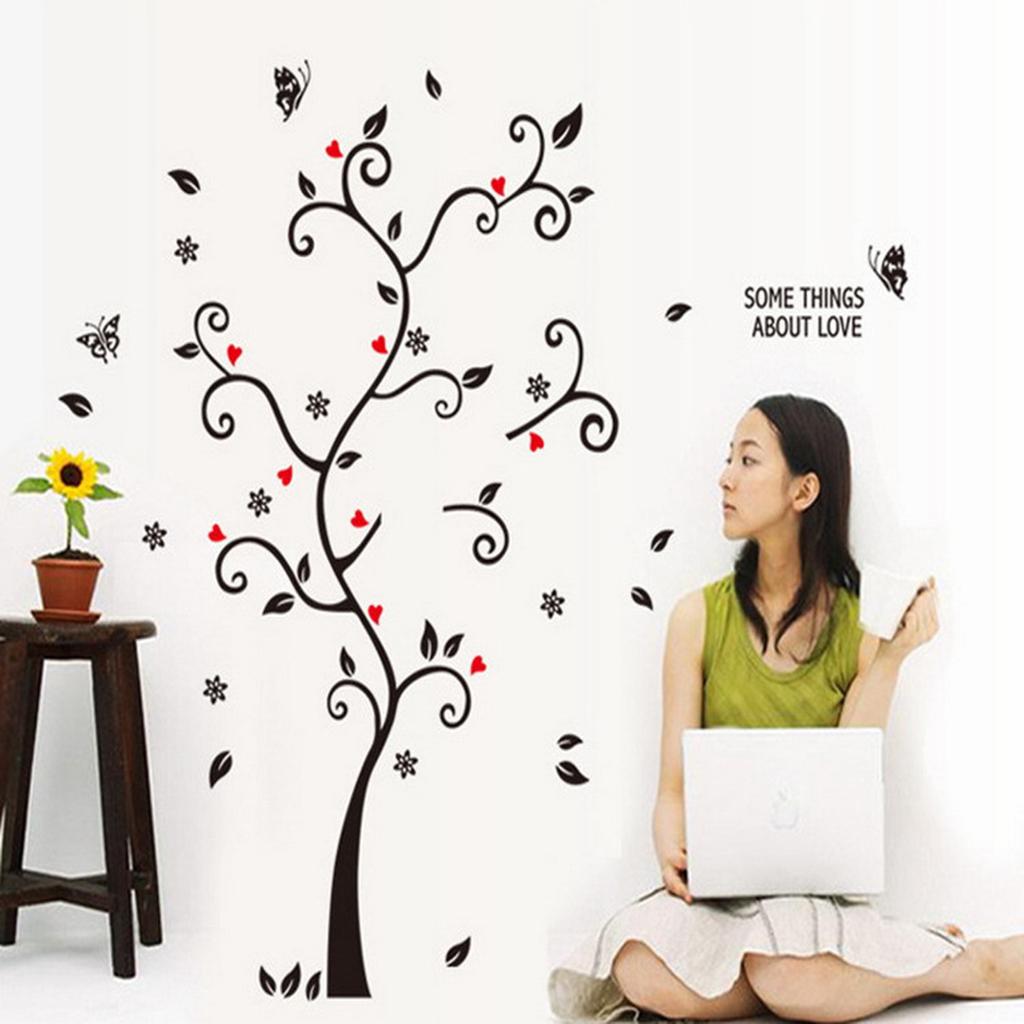 DIY Family Photo Frame Tree Wall Sticker Home Decor Living Room Bedroom Vintage Poster Wall Art Decals Home Decoration Wallpaper