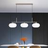 Three-Head Bauhaus Persimmon Pendant Light - Retro Designer Dining Table Light Wabi-Sabi Glass Style