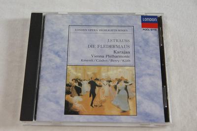 CD WIENER PHILHARMONIKER, GUDE - Johann Strauss / Die Fledermaus Die POCL2719 Japan Klassik Gebraucht