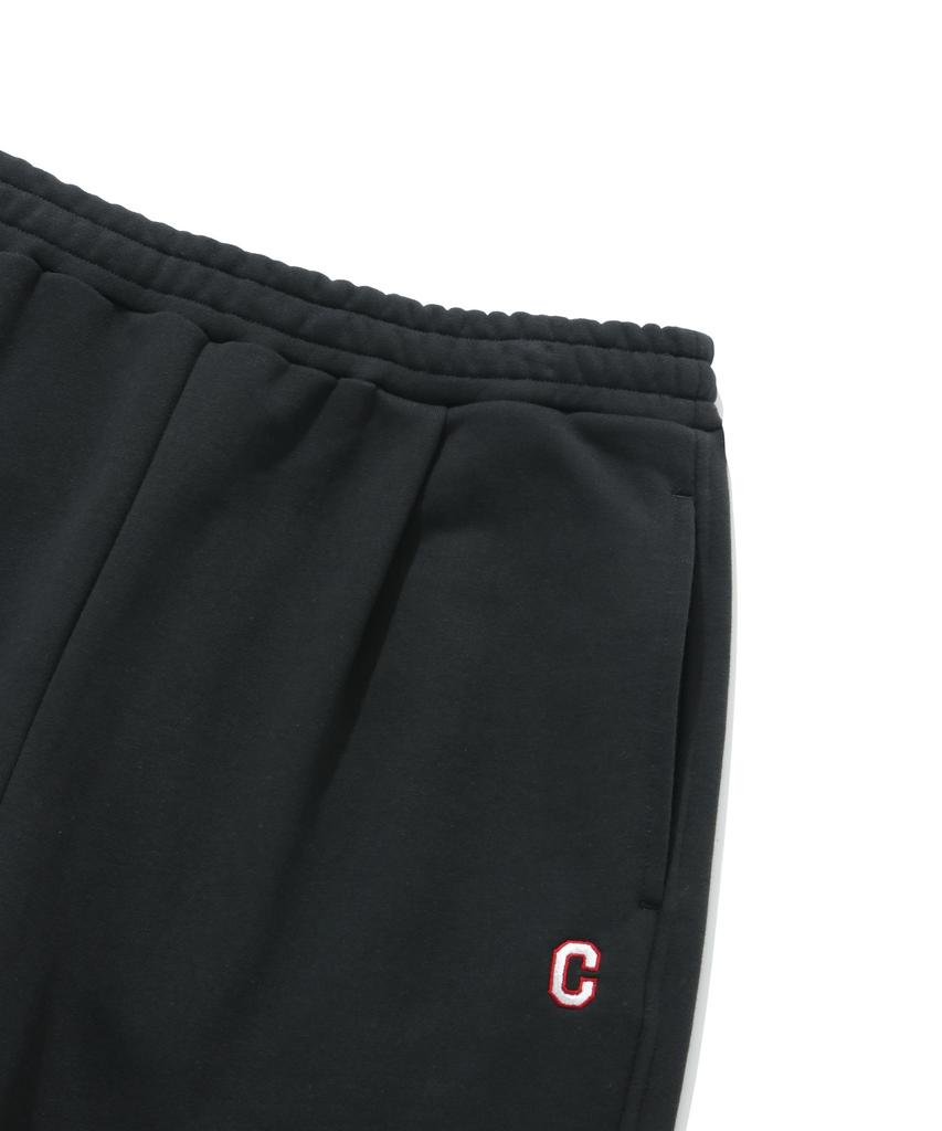 COVERNAT C Logo Sweat Wide Pants Black