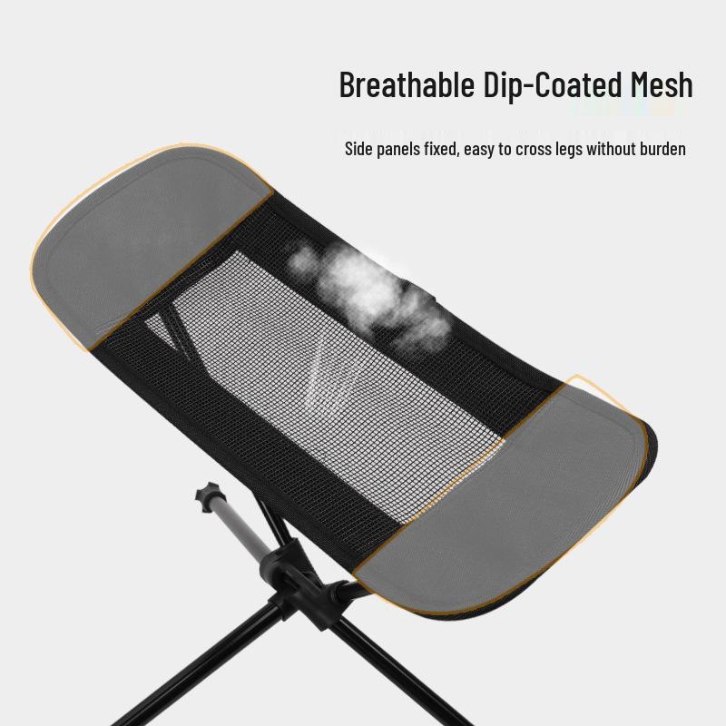 Portable Folding Telescopic Moon Chair Footrest for Camping and Reclining