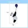 3d Resin Panda Magnet Set With Colorful Balloons For Refrigerator Decoration And Party Favor