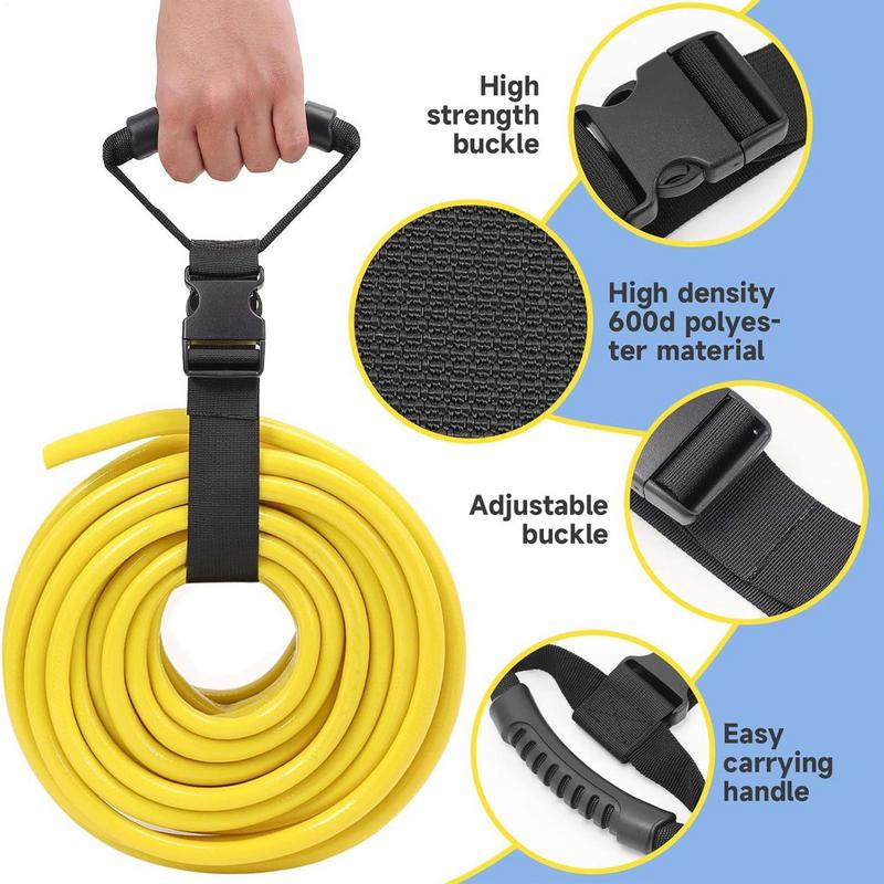 Verlängerungskabel-Aufbewahrung 5 Stück Strapazierfähige Aufbewahrungsgurte Strapazierfähig Ausziehbar Langlebig Wiederverwendbar Werkzeug für Garage Außenbereich Wohnmobil