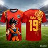 Summer Dragon Ball Retro Fitness T-shirt Kids Oversized 3D Printed Short-sleeved Family Unisex Children's Sports Shirt