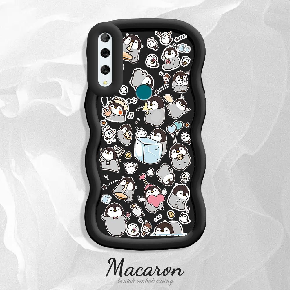 

Окрашенный узор Big Wave Edge Мягкий силиконовый материал Macaron чехол для телефона противоударный защитный резиновый чехол для iPhone Huawei Honor Infinix Tecno Honor X6